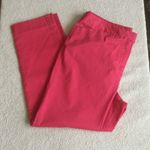 Jones New York Stretch Crop Pants Capris Bright Pink - Size 14 Photo 2