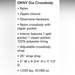 DKNY Gia Red with Black Strap Nylon Crossbody bag Photo 13