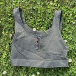 Urban Outfitters Medium Olive Green Remi Fromt Button Bralette Photo 0