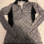 Dover saddlery grey and black women’s quarter zip Photo 0