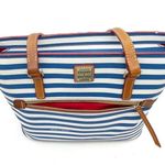 Dooney & Bourke Sullivan Tote Blue & White Striped Shoulder Bag Coastal Preppy Photo 8