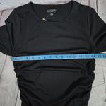 J.Crew  Long-sleeve dress in jersey crepe‎ Black S NWT Photo 5