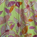 Lilly Pulitzer  Pink Yellow Floral Halter Dress Backless V Neck Size 4 Photo 1