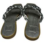 Dolce Vita Women's Size 8 Silver Braided Indy Slip On Strappy Sandals Photo 6
