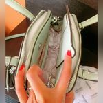 Calvin Klein desert sage Garnet Triple Compartment Zipper Satchel 2-in-1 NWT$188 Photo 6