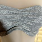 PINK - Victoria's Secret  Lilac or Pale Blue Gray Lace Bandeau Medium M Photo 3