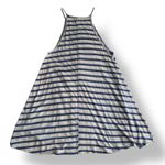 Billabong Loose Fit Striped Mini Dress Juniors Size M Blue White Summer Photo 3