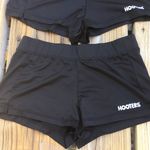 Hooters B20 Bundle of 2 Super Sexy  Girl Worn Shorts Stretchy Black Size Medium Photo 2