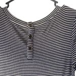 Banana Republic Women XS Striped Soft Short Sleeve Button Back Shirt Photo 6