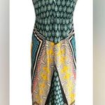 Maggy London Geometric Jumpsuit with Vibrant Patterns Photo 0