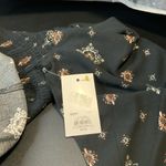 SO  Juniors Smocked Bodice Romper Black Floral Size Medium. NWT festival Boho Photo 4