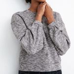 Madewell  | Textured Long Bell Sleeve Crewneck Sweatshirt Photo 0