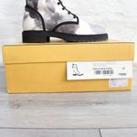 Fendi  Tie Dye Grey White Black Outlined Combat Boots Photo 11