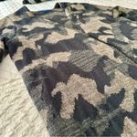 Apt. 9  Longline Cardigan Sweater Jacket Medium Gray Black Camo Print Normcore Photo 9