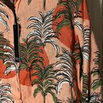 Nicole Miller NY European Grown Flax Linen Tropical Button up Top Shirt size M Photo 10