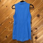 Love Tree  double button blazer one piece bright blue romper Photo 4