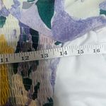 ODDY Boutique Lilac Blooms Smocked Puff Sleeve Dress Size Small Purple Photo 9