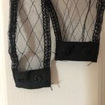 🆕 Clubwear Blouse Bodysuit (M) with Rhinestones Embellished 💥 Black Size M Photo 4