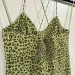 ZARA  Green Leopard Print Dress. Size XS. NWT Photo 3