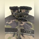 Kendall + Kylie  Jenner Sucre Camo Full-Zip Puffer Down Jacket Women’s Large GUC Photo 3