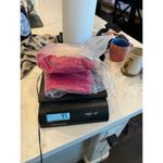 Pink large square scarf winter fall wear as shall or a scarf or a skirt pink Photo 3