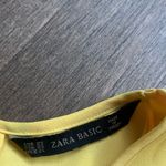ZARA Basic Yellow Sleeveless Women's Top Photo 2