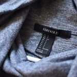 Forever 21 3/ $25 S- Workout Cowl Neck Gray 3/4 Sleeves Sweater w/ Pockets Photo 2
