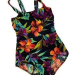 Shape Solver | Vintage Black Tropical Floral One Photo 0