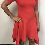 TY-LR The Odessa women’s asymmetrical Knit dress in Rust size small S Photo 13