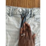 American Eagle  Light Wash Distressed Shortie Shorts Light Blue Size 4 Photo 10