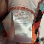 G by Giuliana Red and Orange Floral Bomber Jacket Lightweight Artistic Design Size 2X Photo 2