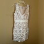 Minuet  white floral dress M Photo 1