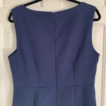 Sam Edelman Cady Drape Neck Mini Dress - Size 12 - Navy Blue - NWT Photo 7