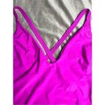 City Chic CCX by Hot Pink Lace Up Open Sides One Piece Swimsuit Plus Size 14 XL Photo 5