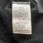 Vince  Knit Long Sleeved Black Crew Neck Top Sweatshirt Blue Side Accents Size XS Photo 10