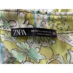ZARA  Green Blue Paisley Button Down Longsleeve Shirt Size XS Photo 4