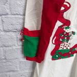 Vintage Beanzie Christmas Long Sleeve Sleep Night Shirt Bears Bells Presents L White Size L Photo 1