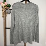 Abercrombie & Fitch Gray Long Sleeve Oversized Sweater Size Small Photo 3