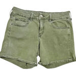 American Eagle  Twill Midi Super Stretch Shorts size 10 Photo 0
