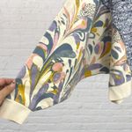 Anthropologie Saturday Sunday Sweater S Days Week Marled Grey Cropped Oversized Blue Photo 4