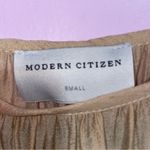 Modern Citizen Smocked Midi Dress Sage Women Size S Minimalist Cottage Prairie Photo 4