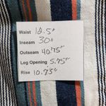 BDG Navy Striped High-Rise Mom Jeans Size 25 Tapered Striped Jeans Photo 1