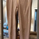 Mono B Shimmer and Shine High‎ Waisted Leggings Size medium Tan/Gold Tan Photo 0