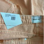 Abrand Jeans Urban Outfitters High Relaxed Frayed Hem Shorts in Peach Size 30‎ Pink Photo 4