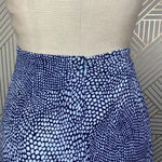 J. McLaughlin  Blue Speckle Dot Printed Pencil Skirt‎ Size US 6 Photo 6