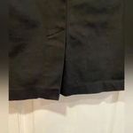 Grass Collection  Black Cotton Stretch Mini Pencil Skirt Back Slit Zip Size 9 Photo 4