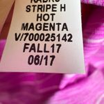 GapFit Hot Pink Stripe Performance Hoodie Athletic Running Yoga XS Photo 7