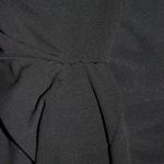 Bebe vintage 90s black sexy zip v neck long sleeve jumpsuit Photo 4