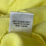 Skies Are Blue Butter Yellow Crepe Blouse Beach Coastal Cowgirl Preppy Capsule S Photo 5