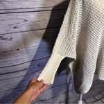 Aeropostale  Cream Beige Knit Poncho Size Small/Medium Photo 1